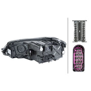 Hella Headlight Headlamp LED Right fits VW Golf VII 2014-2020 1.4