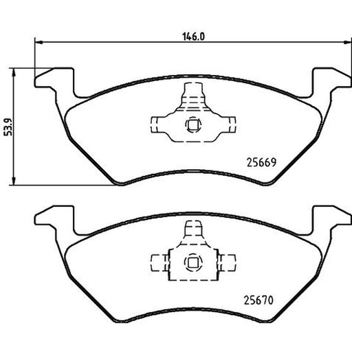 Mintex Brake Pad Set