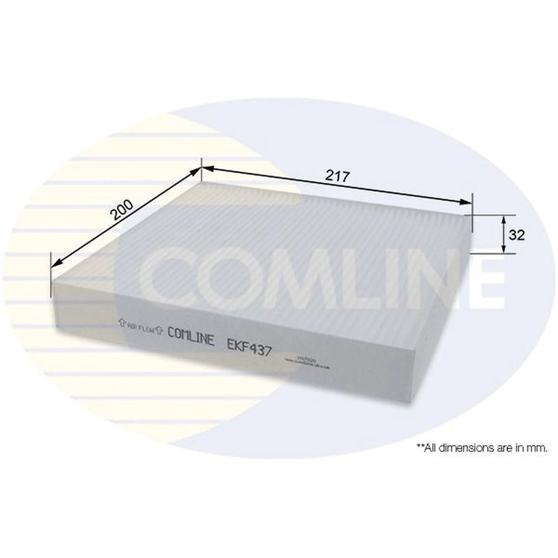 Comline Cabin Air Filter (Pollen Filter) fits Mercedes-Benz X-Class 2017-2020
