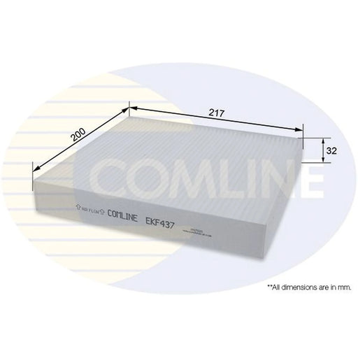 Comline Cabin Air Filter (Pollen Filter) fits Mercedes-Benz X-Class 2017-2020
