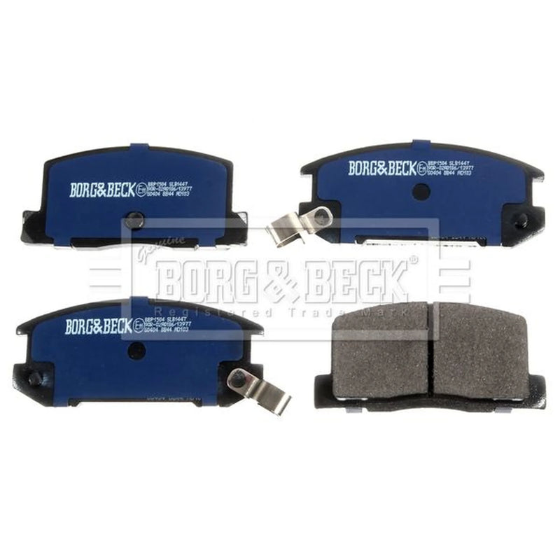Borg & Beck Rear Brake Vented Discs & Pads fits Toyota MR2 III 1999-2007 1.8