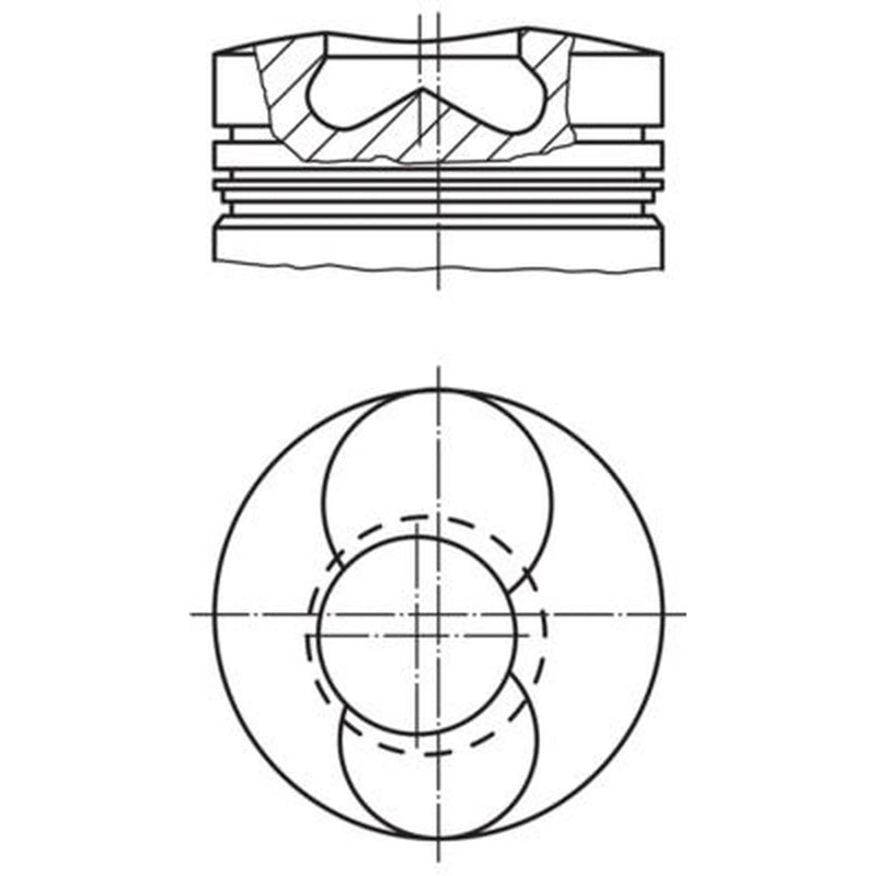 Mahle Piston Cylinder Bore = 100mm