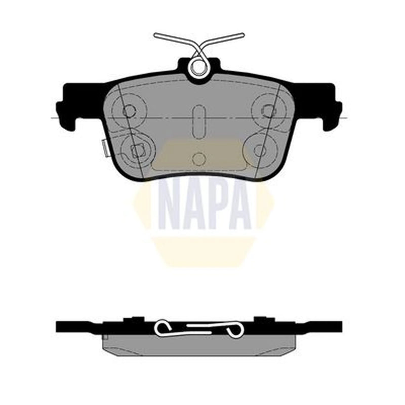 NAPA Rear Brake Pad Set fits Ford Usa Mustang Mach-E 2020-2024