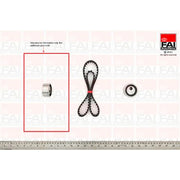 FAI Timing Belt Kit with Rollers TBK88