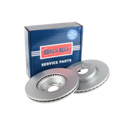 Borg & Beck Front & Rear Brake Discs & Pads fits Ford Kuga II 2013-2019