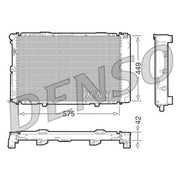 Denso Engine Radiator DRM17065