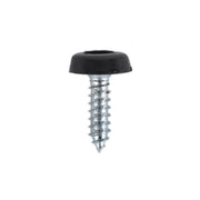 Sealey Number Plate Screw Plastic Head 4.8 x 18mm Black Pack of 50 PTNP3 Sealey  - Dynamic Drive