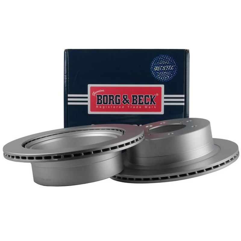 Borg & Beck 2 x Vented Rear Brake Discs BBD5633