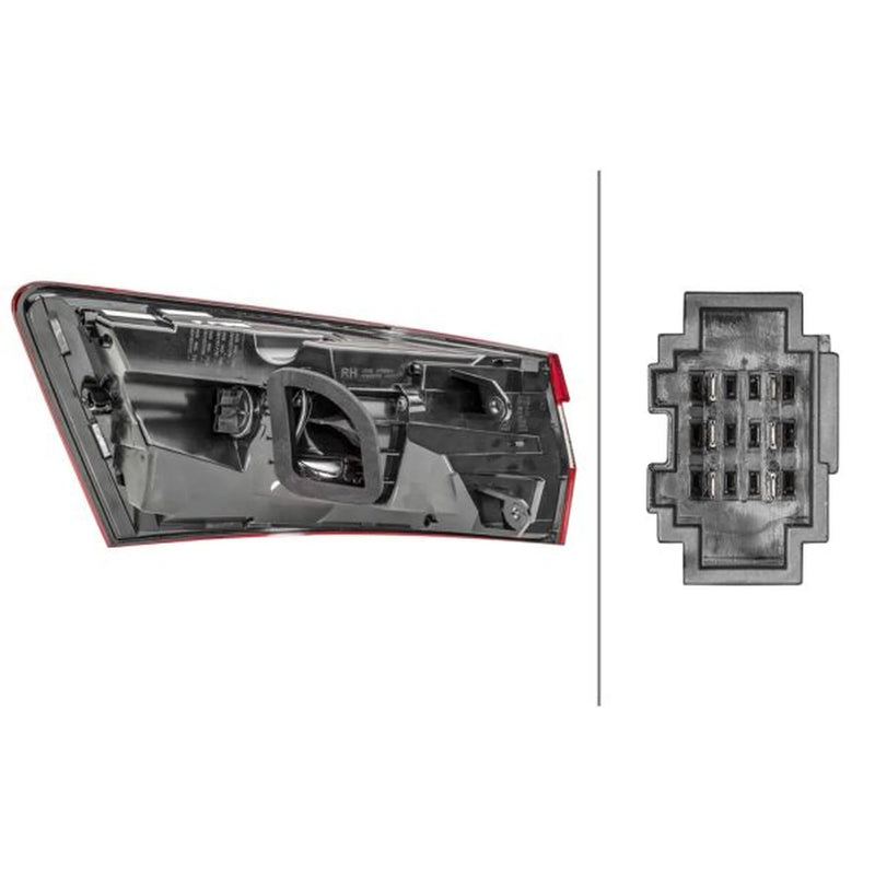 Hella Tail Light / Lamp LED Right fits Skoda Superb III 2015-2024