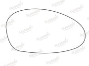 Summit Stick-On Anti Dazzle Mirror Glass fits BMW 1 3 Series 05 on RHS Summit - Bars 4 Cars