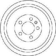 Abtex Brake Drum Assembly Rear fits Skoda Octavia I 1996-2010 1.4 1.6 1.9