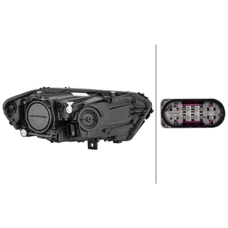 Hella Headlight Headlamp H7/H7 Left fits Mercedes-Benz A-Class 2018-2020