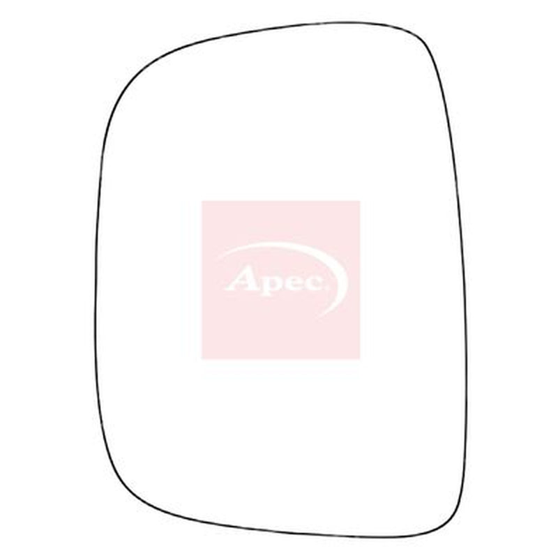 Apec Exterior Wing Mirror Glass Left fits Volvo XC60 I SUV 2008-2017 2.4