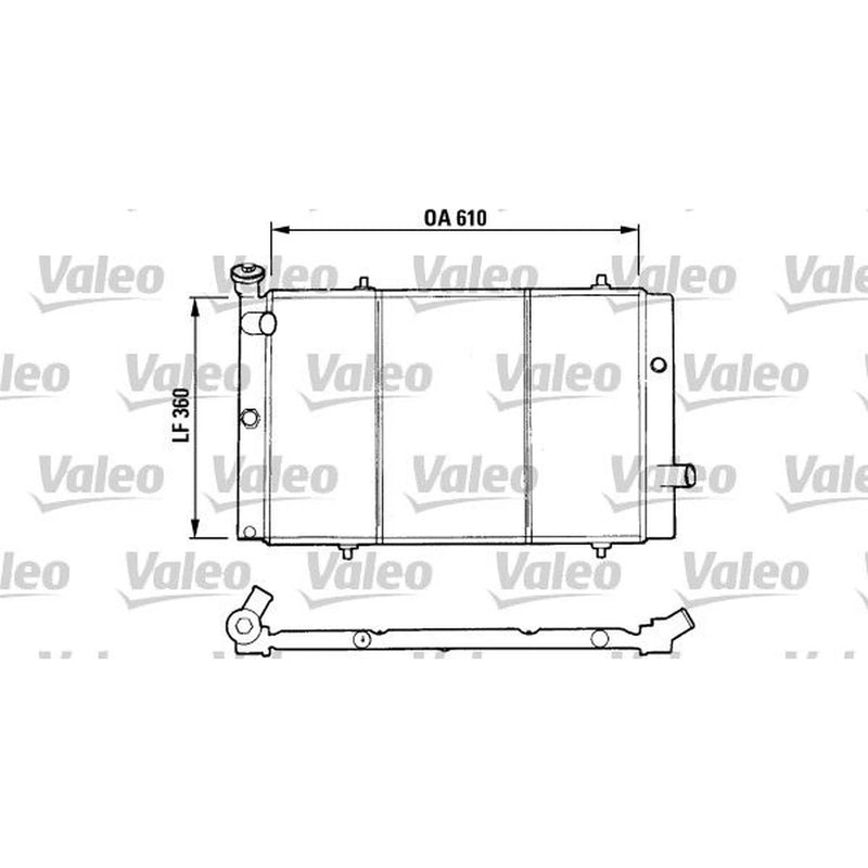 Valeo Engine Radiator 730015