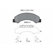 Textar Front Brake Pad Set 2925801