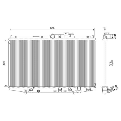 Valeo Engine Radiator 734717