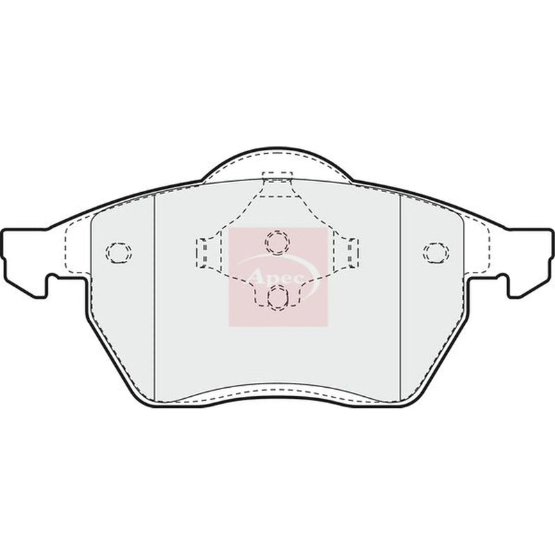 Apec Front Brake Pad Set PAD875