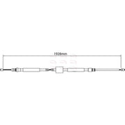 Apec Handbrake Cable Left Rear fits Renault Megane II Coupé-Cabriolet 2003-2009