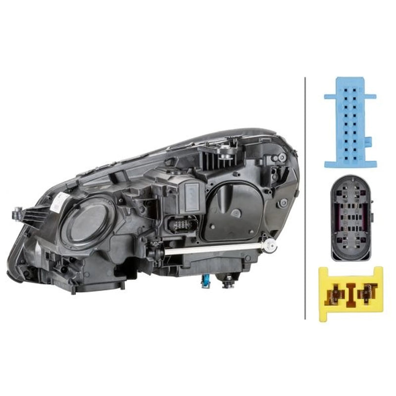 Hella Headlight Headlamp LED Right fits Mercedes-Benz E-Class 2009-2016