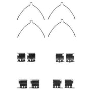 Mintex Brake Pad Accessory Fitting Kit Front fits Toyota Avensis 1997-2003