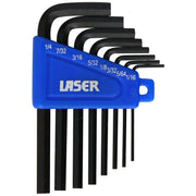 Laser Imperial Hex Key Set 8pc 0267 Laser - Dynamic Drive