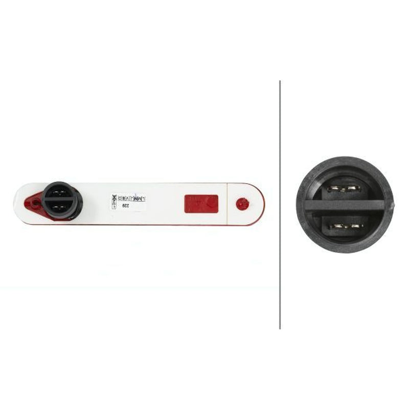 Hella Lamp Ur Red MD12 2XS Lateral Mounting 2XS 009 226-101 2XS 009 226-101