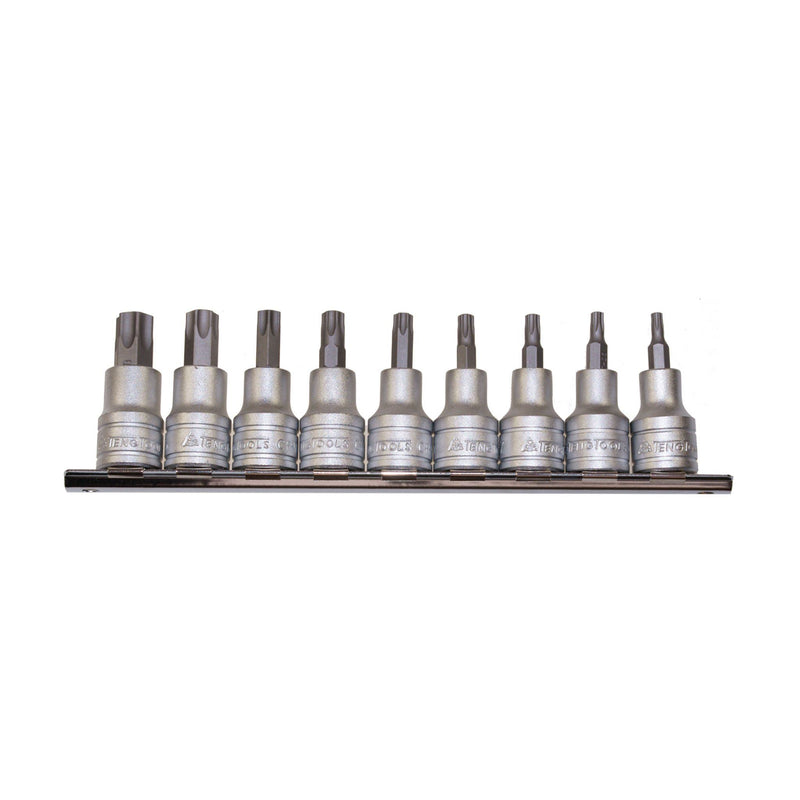 Teng Tools 3/8" TPX Bit Socket Clip Rail Set 9 Pieces Teng Tools - Dynamic Drive