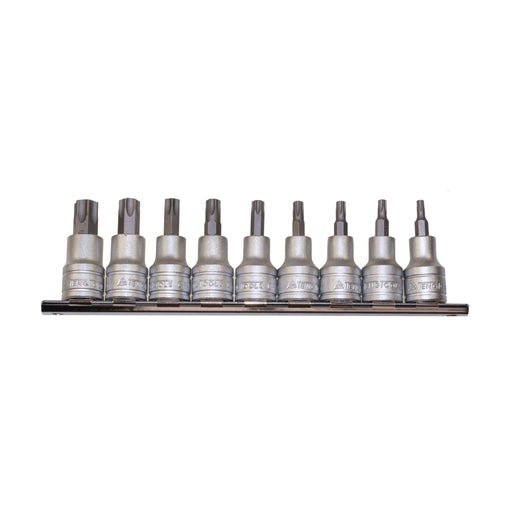 Teng Tools 3/8" TPX Bit Socket Clip Rail Set 9 Pieces Teng Tools - Dynamic Drive