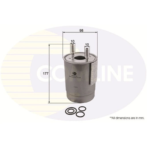 Comline Fuel Filter Element fits Renault Fluence 2013 on 1.6