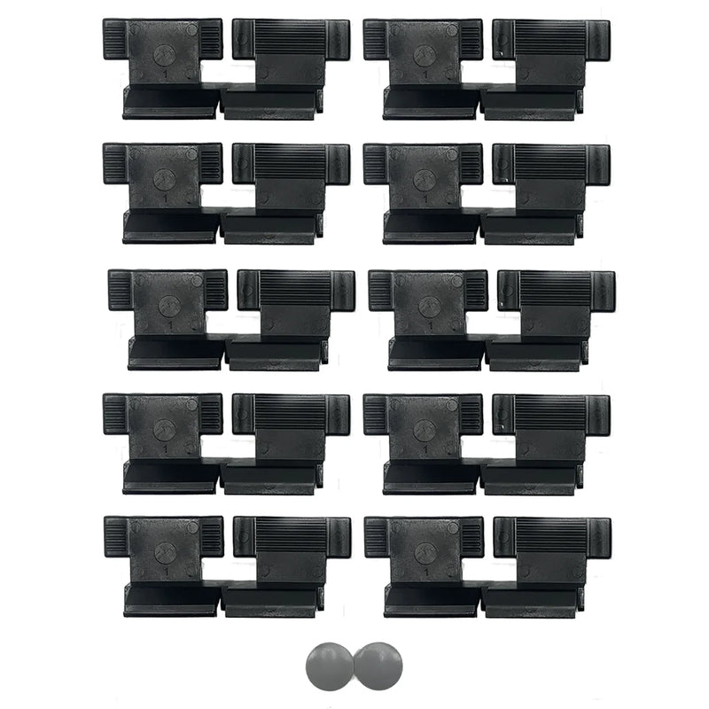 Hartal Flyscreen Clips – Black (10 Pack)