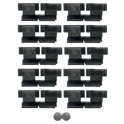 Hartal Flyscreen Clips – Black (10 Pack)