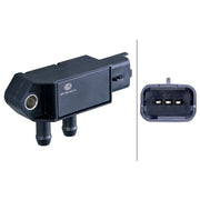 Hella Exhaust Pressure Sensor before soot particulate filter fits Dacia Dokker