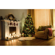 Dellonda Artificial 7ft/210cm Hinged Christmas Tree with 1000+ PE/PVC Tips Dellonda - Dynamic Drive