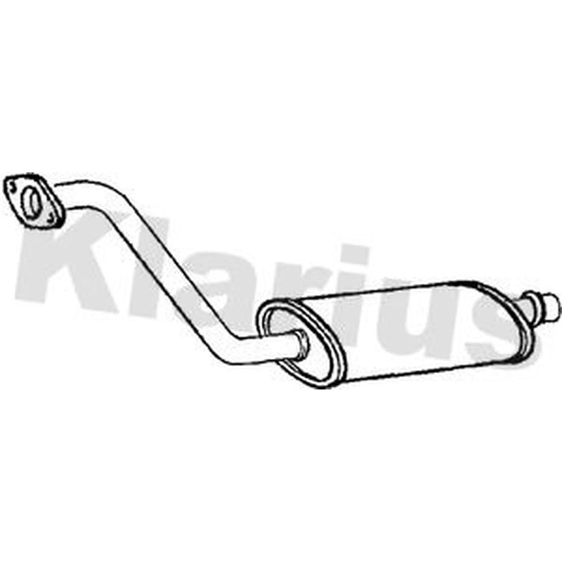 Klarius Box With Front Pipe Front fits Citroën Berlingo First 1998-2005 1.9