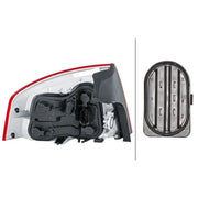 Hella Tail Light / Lamp P21W Right fits Audi A4 B7 2004-2008