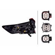 Hella Tail Light / Lamp LED Right fits Volvo C40 2021-2024