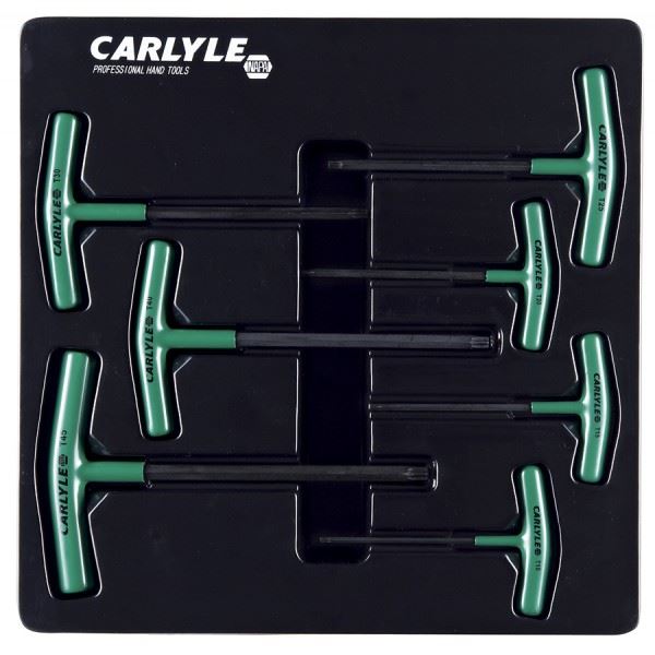Carlyle Tools Star Key Set - T-Handle - Star - image 1