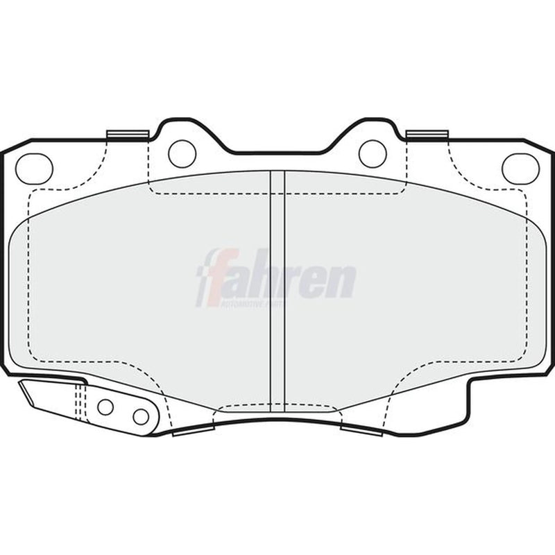 Fahren Front Brake Pad Set FBP3232