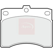 Apec Front Brake Pad Set fits Daihatsu Hijet 1986-1989 0.8