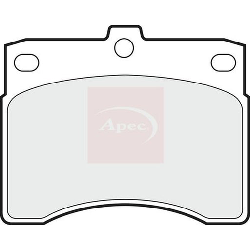 Apec Front Brake Pad Set fits Daihatsu Hijet 1986-1989 0.8