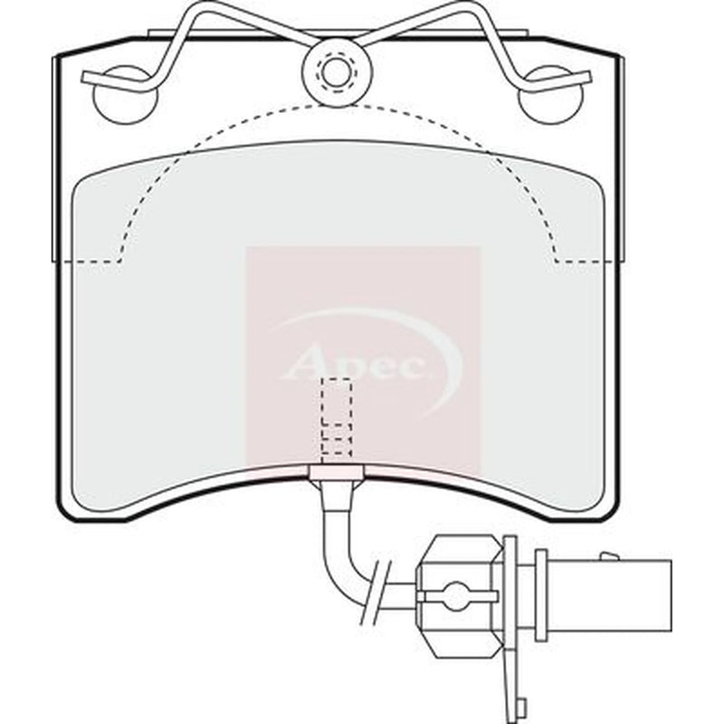 Apec Front Brake Pad Set PAD1146
