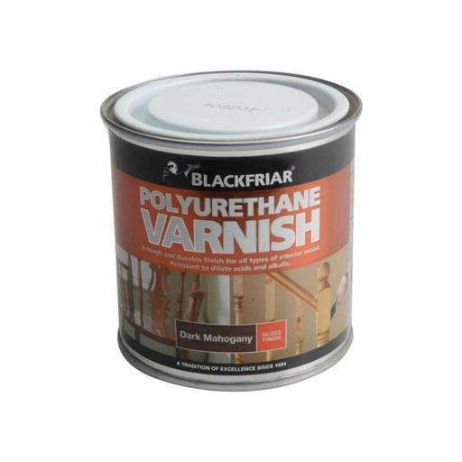 Blackfriar Polyurethane Varnish P65 Dark Mahogany Gloss 250ml Blackfriar - NN4 Online