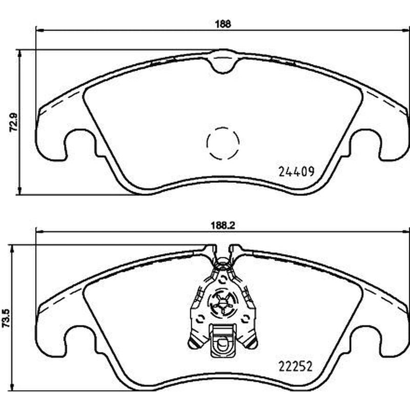 Mintex Front Brake Discs & Pads fits Audi Q5 2008-2017 2.0 3.0 3.2
