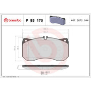 Brembo Front Brake Internally Vented Discs & Pads fits Audi A6 C8 2018-2019