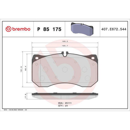 Brembo Front Brake Internally Vented Discs & Pads fits Audi A6 C8 2018-2019