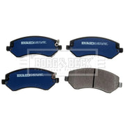 Borg & Beck Front Brake Discs & Pads fits Jeep Cherokee 2001-2008 2.4 2.8 3.7