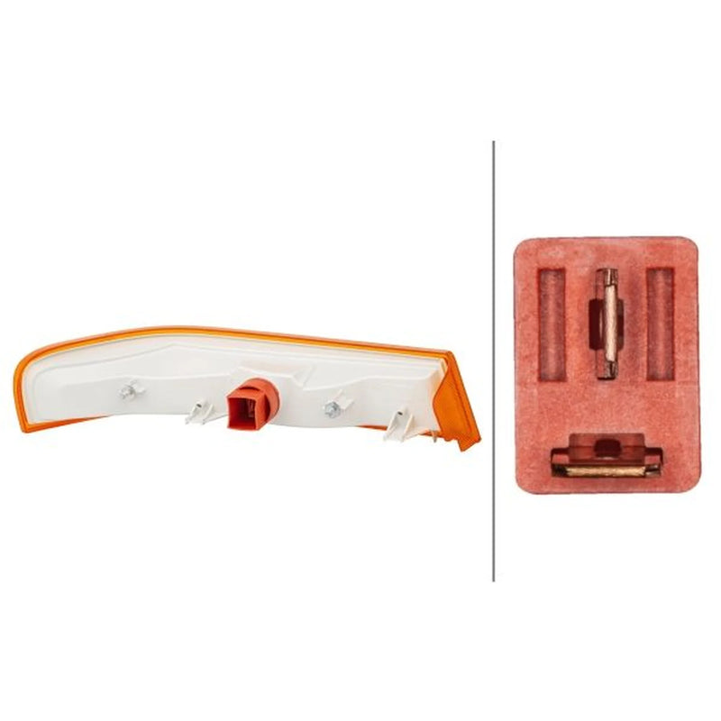 Hella Direction Indicator Light Left Front fits Mercedes-Benz Vario 1996-2013