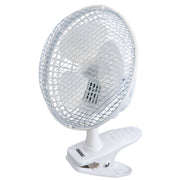 Draper 230V Clip-On Desk Fan, 6"/150mm, 15W 08710 Draper - Dynamic Drive