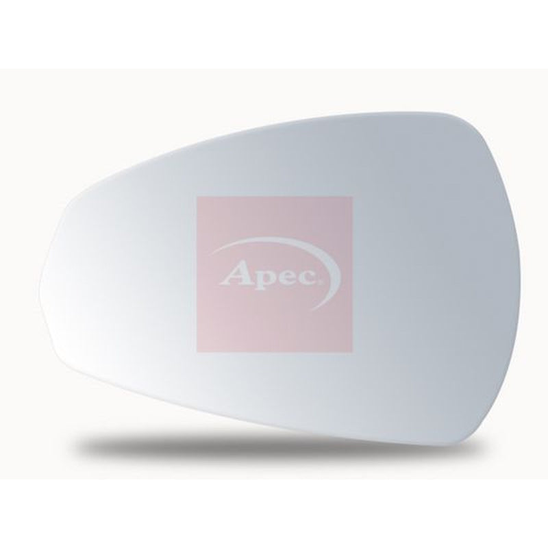 Apec Exterior Wing Mirror Glass Left fits Audi A3 2004-2020