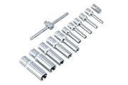 Laser Deep E-Socket Set 1/4" & 3/8"D 12pc Laser - Dynamic Drive